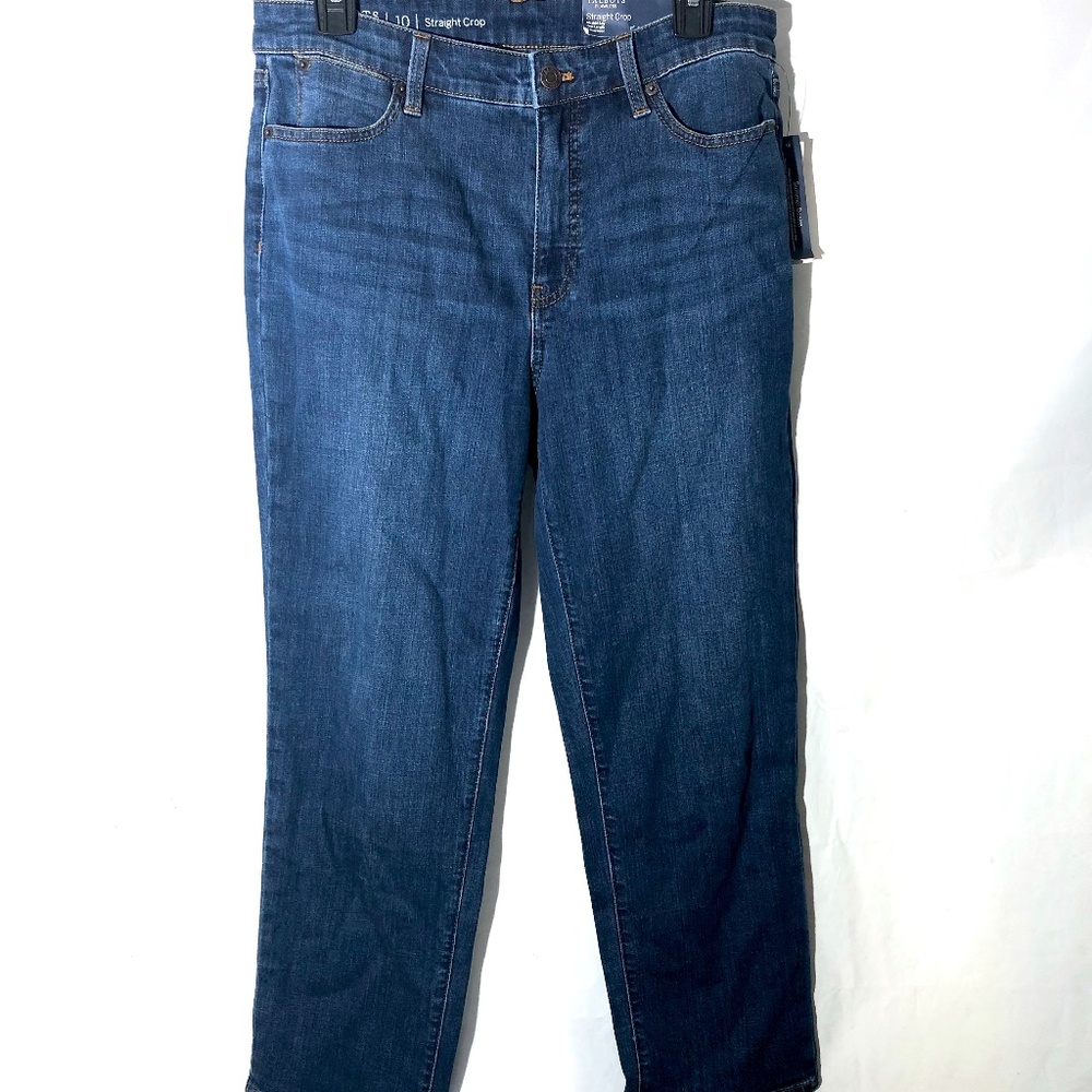 TALBOT STRAIGHT CROP JEANS SIZE 10 NWT